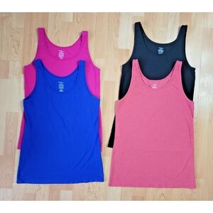 George wide strap tank top bundle of 4